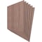 Ekena Millwork 23 3/4W x 23 3/4H x 1/4T Wood Hobby Boards, Walnut, 6PK HBW24X24X250BWA - alternate 4